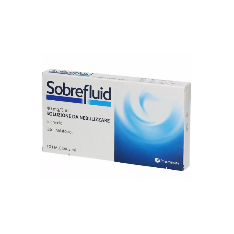 Pharmaidea Sobrefluid 40mg/3ml Soluzione Da Nebulizzare Sobrerolo Pharmaidea Sobrefluid 40mg/3ml Soluzione Da Nebulizzare Sobrerolo