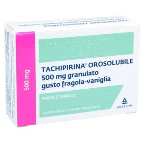 Tachipirina Orosolubile 500 Mg Granulato Gusto Fragola-vaniglia 12 bustine