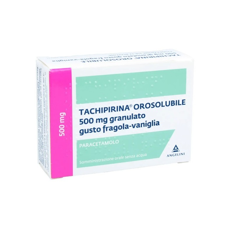 Tachipirina Orosolubile 500 Mg Granulato Gusto Fragola-vaniglia 12 bustine