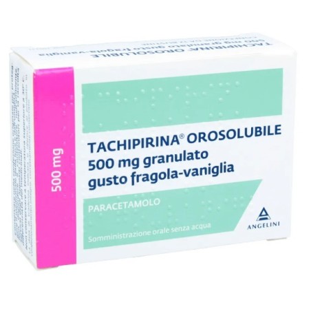Tachipirina Orosolubile 500 Mg Granulato Gusto Fragola-vaniglia 12 bustine