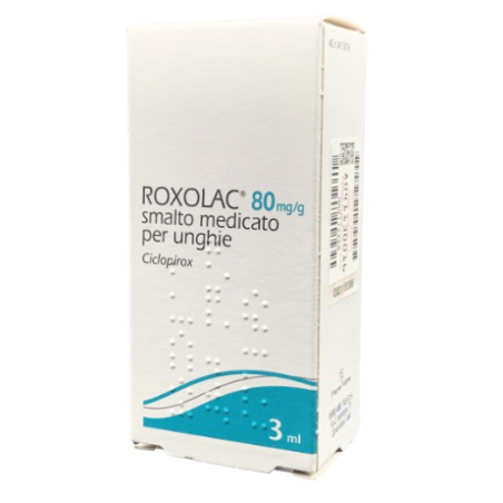 Pierre Fabre Italia Roxolac 80 Mg/g, Smalto Medicato Per Unghie Ciclopirox 3 ml