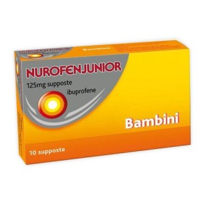 Nurofenjunior 125 Mg 10 Supposte Bambini Ibuprofene