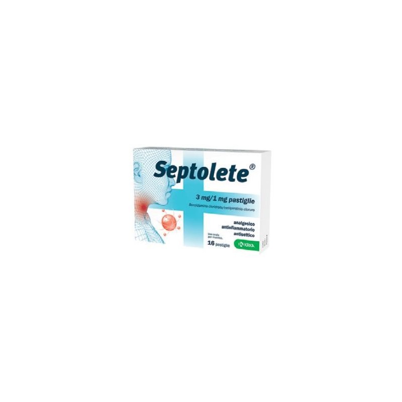 Septolete Aroma Eucalipto 3 Mg/1 Mg Pastiglie Septolete Aroma Eucalipto 3 Mg/1 Mg Pastiglie