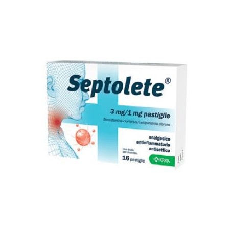 Septolete Aroma Eucalipto 3 Mg/1 Mg Pastiglie Septolete Aroma Eucalipto 3 Mg/1 Mg Pastiglie