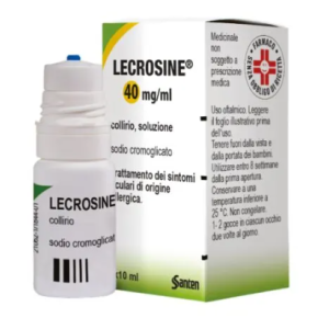 Santen Italy Lecrosine 40 Mg/ml Collirio, Soluzione Sodio Cromoglicato