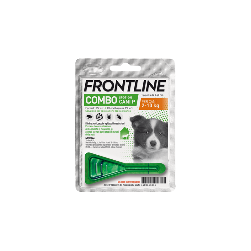 Frontline Combo Spot-on Cani P 2-10Kg - 1 pipetta