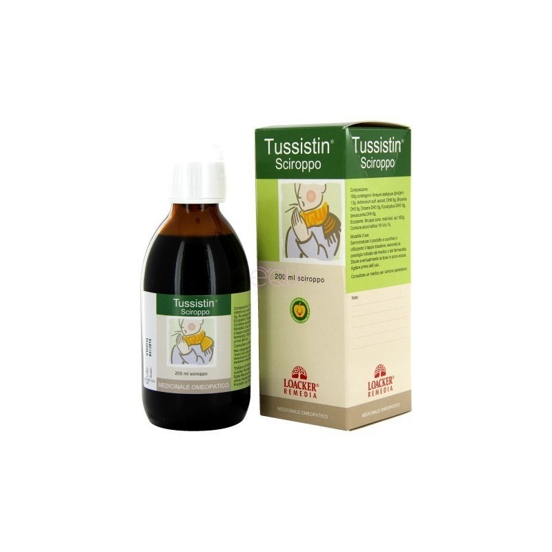 Schwabe Pharma Italia Tussistin Sciroppo 200 Ml Schwabe Pharma Italia Tussistin Sciroppo 200 Ml