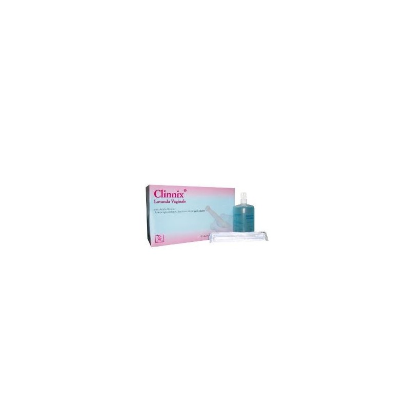 Clinnix Lavanda Vaginale 4 Flaconi 140 Ml + 4 Cannule Vaginali Monouso