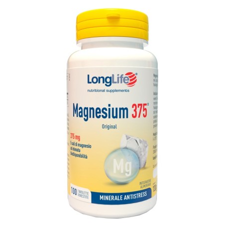 Longlife Magnesium 375 Mg Integratore di Magnesio - 100 Tavolette