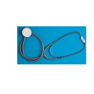 Farmacare Fonendoscopio Leggero Piatto Con Membraba Archetto Biauricolare Per Auscultazione Con Molla Esterna