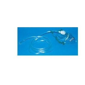 Farmacare Maschera Per Ossigenoterapia Media Concentrazione Con 2 Tubi Prolunga 2 Metri