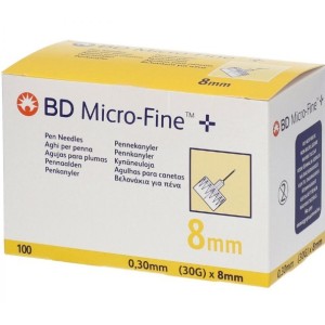 Corman Ago Per Penna Da Insulina Bd Microfine Gauge 30 Lunghezza 8 Mm 100 Pezzi