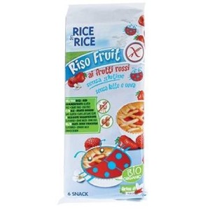 Probios Societa' Benefit Rice&rice Riso Fruit Frutti Rossi 6 X 33 G Senza Uova