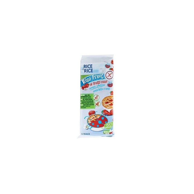 Probios Societa' Benefit Rice&rice Riso Fruit Frutti Rossi 6 X 33 G Senza Uova Probios Societa' Benefit Rice&rice Riso Fruit Frutti Rossi 6 X 33 G Senza Uova