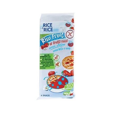 Probios Societa' Benefit Rice&rice Riso Fruit Frutti Rossi 6 X 33 G Senza Uova Probios Societa' Benefit Rice&rice Riso Fruit Frutti Rossi 6 X 33 G Senza Uova