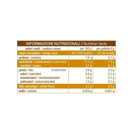 Sarchio Gallette Riso 100 G