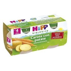 Hipp Italia Hipp Bio Hipp Bio Omogeneizzato Carote Con Patate 2x80 G