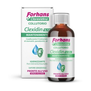 Uragme Forhans Collutorio Con Clorexidina 0,12 Clexidin Senza Alcool 200 Ml