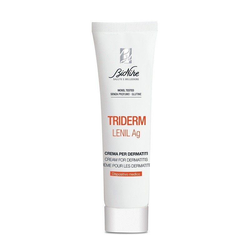 I. C. I. M. Internation Triderm Lenil Ag Crema Per Dermatiti Con Antimicrobico 30 Ml I. C. I. M. Internation Triderm Lenil Ag Crema Per Dermatiti Con Antimicrobico 30 Ml