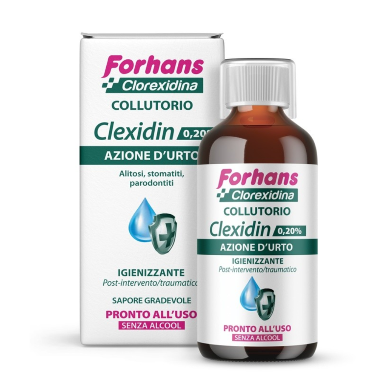 Forhans Collutorio senza Alcol Clexidin 0,20 - 200ml Forhans Collutorio senza Alcol Clexidin 0,20 - 200ml