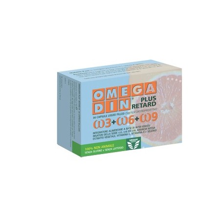 Omegadin Plus Retard Integratore di Acidi Grassi - 30 Capsule