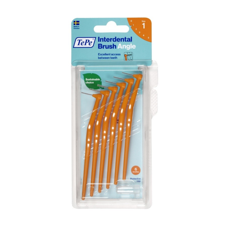 Tepe Angle Scovolini Angolari Arancio 0,45mm - 6 Pezzi