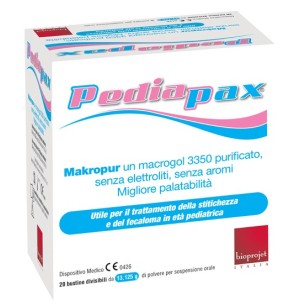 Bioprojet Pediapax Polvere per la Stitichezza - 20 Bustine