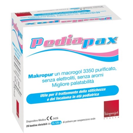 Bioprojet Pediapax Polvere per la Stitichezza - 20 Bustine