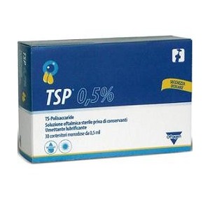 Diadema Farmaceutici Tsp 0,5% Soluzione Oftalmica Umettante Lubrificante 30 Flaconcini Monodose 0,5 Ml