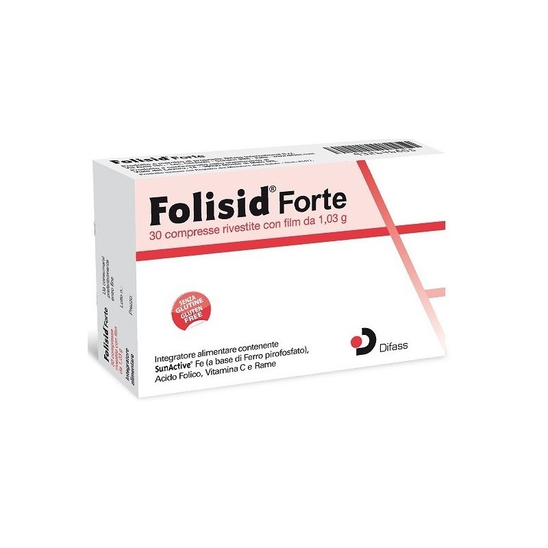 Difass International Folisid Forte 30 Compresse 3,9 G