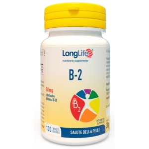 Longlife B2 Integratore di Riboflavina - 100 Tavolette
