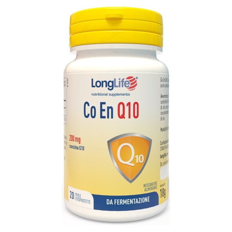 Longlife Co En Q10 Integratore Antiossidante - 20 Perle