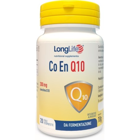 Longlife Co En Q10 Integratore Antiossidante - 20 Perle