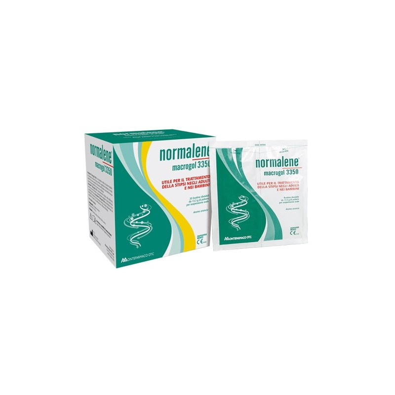 Montefarmaco Otc Normalene Macrogol 3350 20 Bustine Da 13,3 G