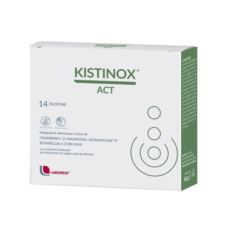 Kistinox Act Integratore per il Benessere Urinario - 14 Bustine