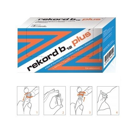 Rekord B12 Plus 10 Flaconcini integratore vitamine 10 Ml