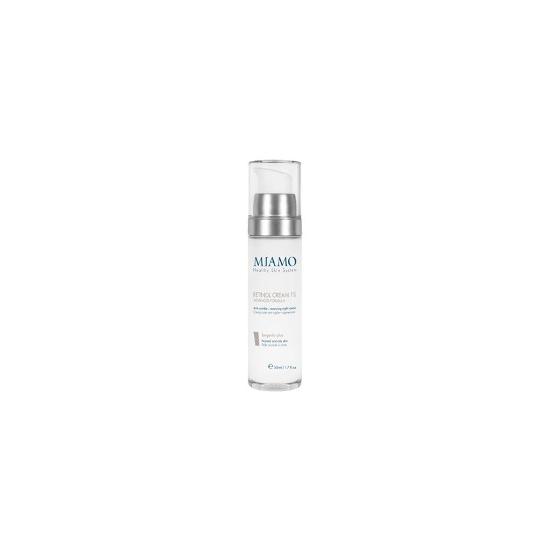 Miamo Longevity Plus Retinol Cream 1% Advanced Formula 50 Ml