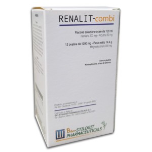 Bio Stilogit Pharmaceutic. Renalit-combi 12 Ovaline + Sciroppo 120 Ml