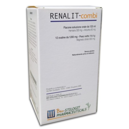 Bio Stilogit Pharmaceutic. Renalit-combi 12 Ovaline + Sciroppo 120 Ml
