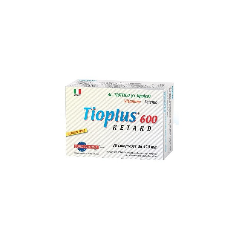 Euro-pharma Tioplus 600 Retard 30 Compresse Euro-pharma Tioplus 600 Retard 30 Compresse