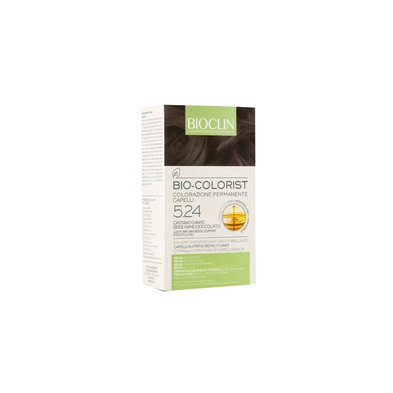 Ist. Ganassini Bioclin Bio Colorist 5,24 Castano Chiaro Beige Rame Cioccolato Ist. Ganassini Bioclin Bio Colorist 5,24 Castano Chiaro Beige Rame Cioccolato