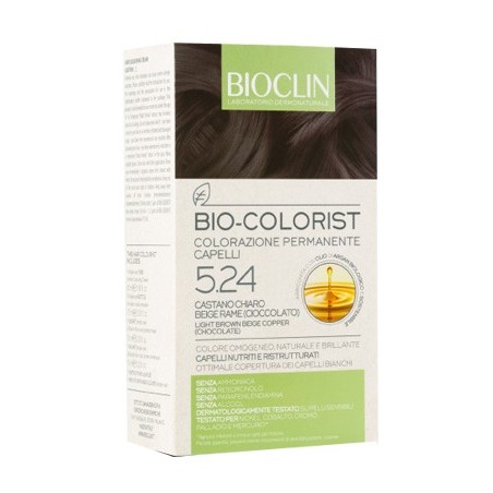 Ist. Ganassini Bioclin Bio Colorist 5,24 Castano Chiaro Beige Rame Cioccolato Ist. Ganassini Bioclin Bio Colorist 5,24 Castano Chiaro Beige Rame Cioccolato