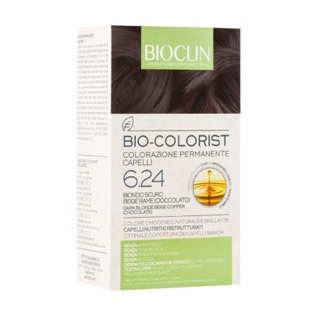 Ist. Ganassini Bioclin Bio Colorist 6,24 Biondo Scuro Beige Rame Ist. Ganassini Bioclin Bio Colorist 6,24 Biondo Scuro Beige Rame