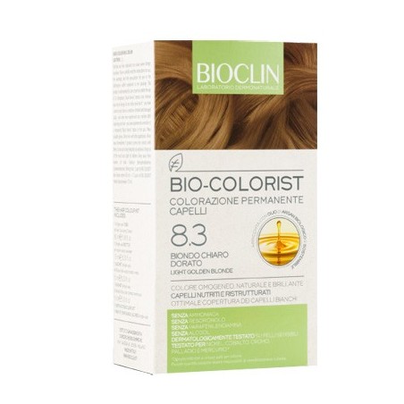 Ist. Ganassini Bioclin Bio Colorist 8,3 Biondo Chiaro Dorato Ist. Ganassini Bioclin Bio Colorist 8,3 Biondo Chiaro Dorato