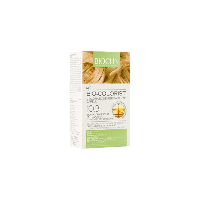 Ist. Ganassini Bioclin Bio Colorist 10,3 Biondo Chiarissimo Extra Dorato Ist. Ganassini Bioclin Bio Colorist 10,3 Biondo Chiarissimo Extra Dorato