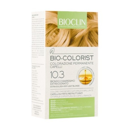 Ist. Ganassini Bioclin Bio Colorist 10,3 Biondo Chiarissimo Extra Dorato Ist. Ganassini Bioclin Bio Colorist 10,3 Biondo Chiarissimo Extra Dorato