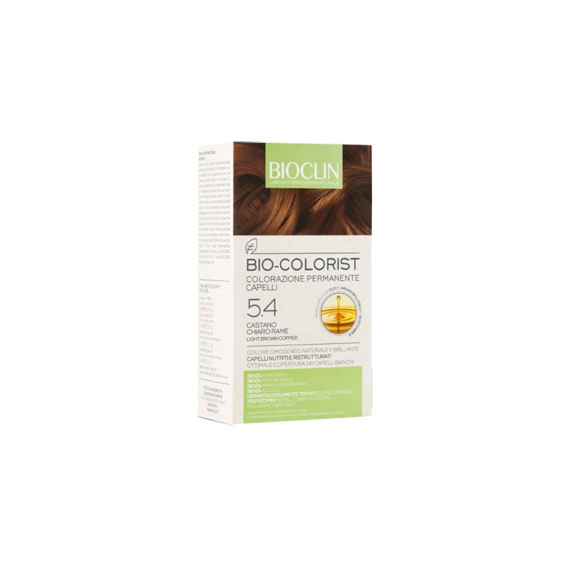 Ist. Ganassini Bioclin Bio Colorist 5,4 Castano Chiaro Rame Ist. Ganassini Bioclin Bio Colorist 5,4 Castano Chiaro Rame