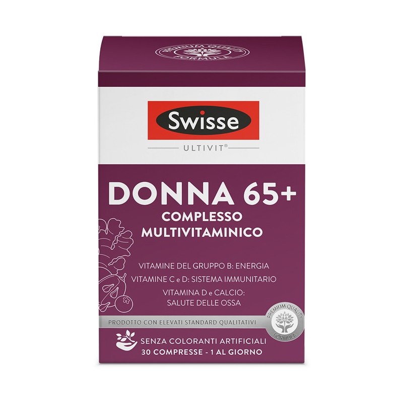 Health And Happiness It. Swisse Donna 65+ Complesso Multivitaminico 30 Compresse