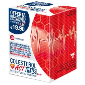 Colesterol Act Plus Forte integratore 60 Compresse