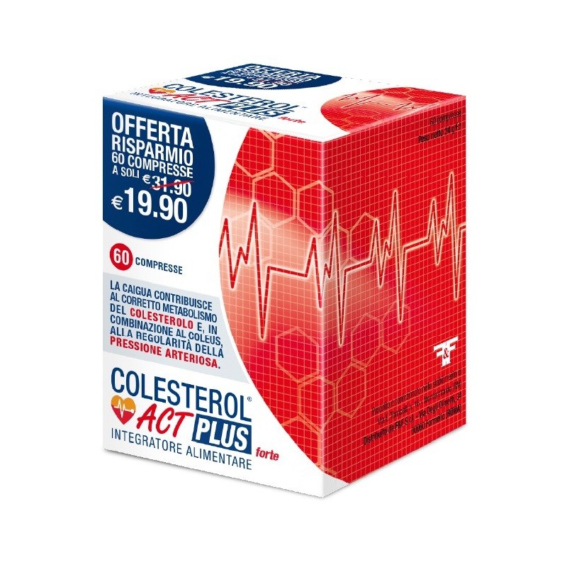 Colesterol Act Plus Forte integratore 60 Compresse Colesterol Act Plus Forte integratore 60 Compresse